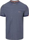 NZA T-shirt Jersey Rayé Bleu Marine Ciel commander en ligne | 26CN730-2616 | Suitable Luxembourg