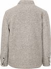 Overshirt NZA Willow in misto lana greige Product / Achterkant