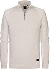 Petrol Half Zip Pullover Ljusbeige M-3040-KWC296-0009