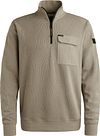 PME Legend Half Zip Sweater Interlock Jersey Khaki PSW2509457-8011 order online | Suitable