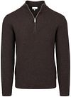 Profuomo Half Zip Pullover Structure Brown order online | PPXJ30023D-H2 | Suitable Liechtenstein