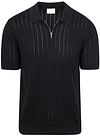 Profuomo Knitted Half Zip Polo Dropneedle Marine commander en ligne | Suitable