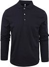 Profuomo Langermet Polo Navy Melange PP2J00001B