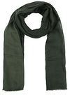 Profuomo Tørklæde i Vævet Uld Mørkegrøn PPRS30001D