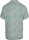 Scotch and Soda Chemise Manches Courtes Imprimé Vert Clair Product / Achterkant