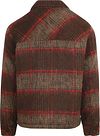 Scotch & Soda Overshirt Brushed Wool Ruiten Bruin Product / Achterkant