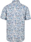 State Of Art Chemise à Manches Courtes Imprimée Fleur Bleue Product / Achterkant