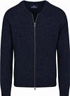 Steppin' Out Cardigan Lambswool Navy order online | CA-ZIP LMBS-SO-26.01 Navy | Suitable Portugal