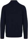 Steppin' Out Lau Pull Merino Half Zip Cable Navy