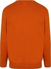 Steppin' Out Maglia in cotone e cashmere con scollo a V arancione Product / Achterkant