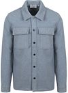 Suitable Overshirt Wool Blend Blauw OVSH-WM-STBL-24W01 kopen | Suitable