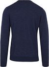 Suitable Pull Col-V Mérinos Cobalt Bleu Product / Achterkant