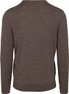 Suitable Merino Pullover mit V-Ausschnitt in Taupe Product / Achterkant