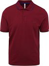 Sun68 Poloshirt Small Stripe Bordeaux A33111-35