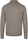 Sweter State of Art z zamkiem błyskawicznym do połowy w kolorze brązowym Product / Achterkant
