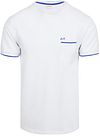 Sun68 T-shirt Biały T36119-01