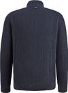 Vanguard Pullover Demi-Zip Structure Mix Laine Marine Product / Achterkant