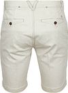 Vanguard V9 Chino Shorts i Ecru Product / Achterkant