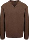 William Lockie V-Hals Lamswol Mocha 7092HV DF Mocha kopen | Suitable