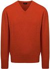 William Lockie V-neck Lamswol Ember 7092DF-248 Ember kopen | Suitable