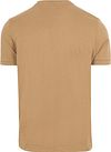 T-Shirt No Excess de tacto suave y lujoso en beige Product / Achterkant