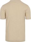 No Excess Stickad T-shirt Beige Product / Achterkant