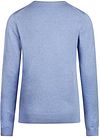 Steppin' Out Women Pullover V-Neck Merino Wool Mid Blue Product / Achterkant
