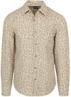 BOSS Skjorte i Linned med Beige Print 50513648-255