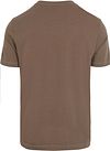BOSS T-shirt Logo Brown Product / Achterkant