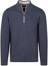 CASAMODA Halfzip Trui Structure Donkerblauw kopen | Suitable