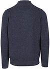 CASAMODA Halfzip Pullover Solid Blau Product / Achterkant