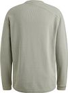 Cast Iron T-Shirt de manga larga Waffle verde claro Product / Achterkant