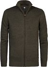 Petrol Chaqueta de punto Verde oscuro M-3040-KWC216-6088