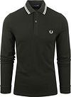 Fred Perry Langærmet Polo Mørkegrøn T50 M3636-T50