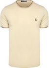 Fred Perry Twin Tipped T Shirt Beige Z53 order online | M1588-Z53 | Suitable Spain