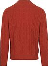 Gant Pullover Crewneck Lambswool Cable Modern Rust Product / Achterkant