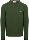 Gant Pullover Lammwolle Moosgrün kaufen | 87211-303 | Suitable