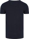 Garage 2-Pack Basic T-Shirt Bio V-Neck granatowy Product / Achterkant