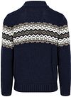 NZA Sweater Nordic Uldblanding Navy Product / Achterkant