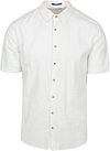 No Excess Short Sleeve Overhemd Linen Blend Wit 27480321SN-010 kopen | Suitable