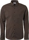 No Excess Skjorta Tryck Karamell 21450936-048