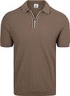 Polo maille R2 Amsterdam Marron 132.POLO.018-042 commander en ligne | Suitable