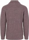Profuomo Half Zip Pullover Wool Light Aubergine
