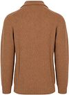 Profuomo Half Zip Pullover Wool Cognac