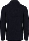 Profuomo Half Zip Pullover Wool Navy