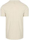 Profuomo T-shirt Hvede Melange Product / Achterkant