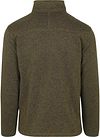 Pullover in pile Superdry con mezza zip verde oliva Product / Achterkant