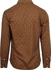 Scotch and Soda Hemd Druck Braun Product / Achterkant