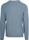 Steppin' Out pullover con scollo a V in lana merino Sky Blue Product / Achterkant
