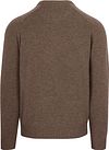 Steppin' Out Pullover Lammwolle Braun Product / Achterkant